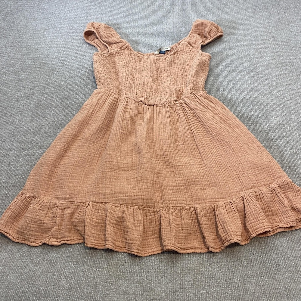 American Eagle By Payless Peach Ruffle Sundress